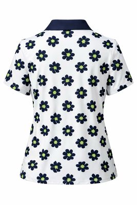 Retro Flower Polo