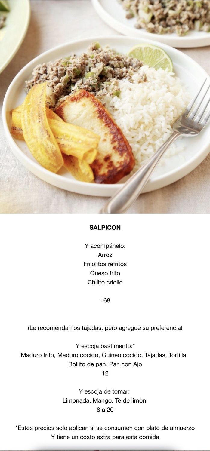 LUNES ABRIL 13, Tipo: Salpicón