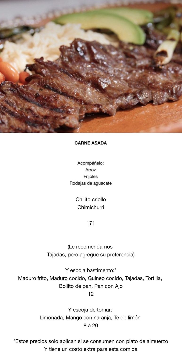 VIERNES MAYO 8, Tipo: Carne asada
