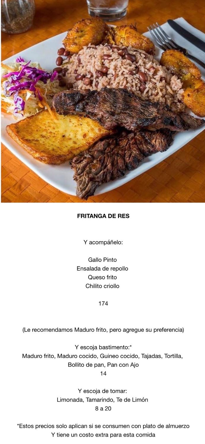 MIERCOLES AGOSTO 12 MIERCOLES AGOSTO 12, Tipo: Fritanga de res
