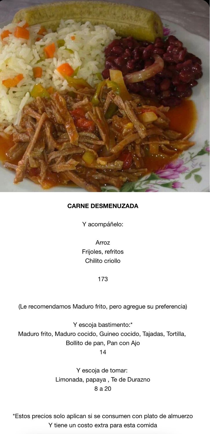 LUNES AGOSTO 31 LUNES AGOSTO 31, Tipo: Carne desmenuzada