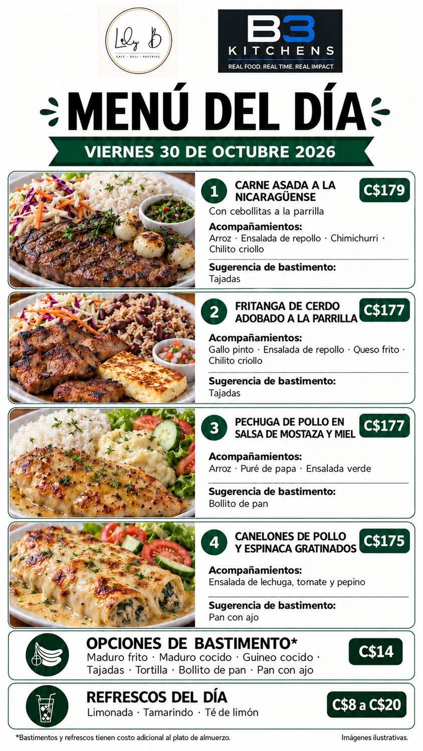 VIERNES OCTUBRE 30 VIERNES OCTUBRE 30, Tipo: #1 Carne asada