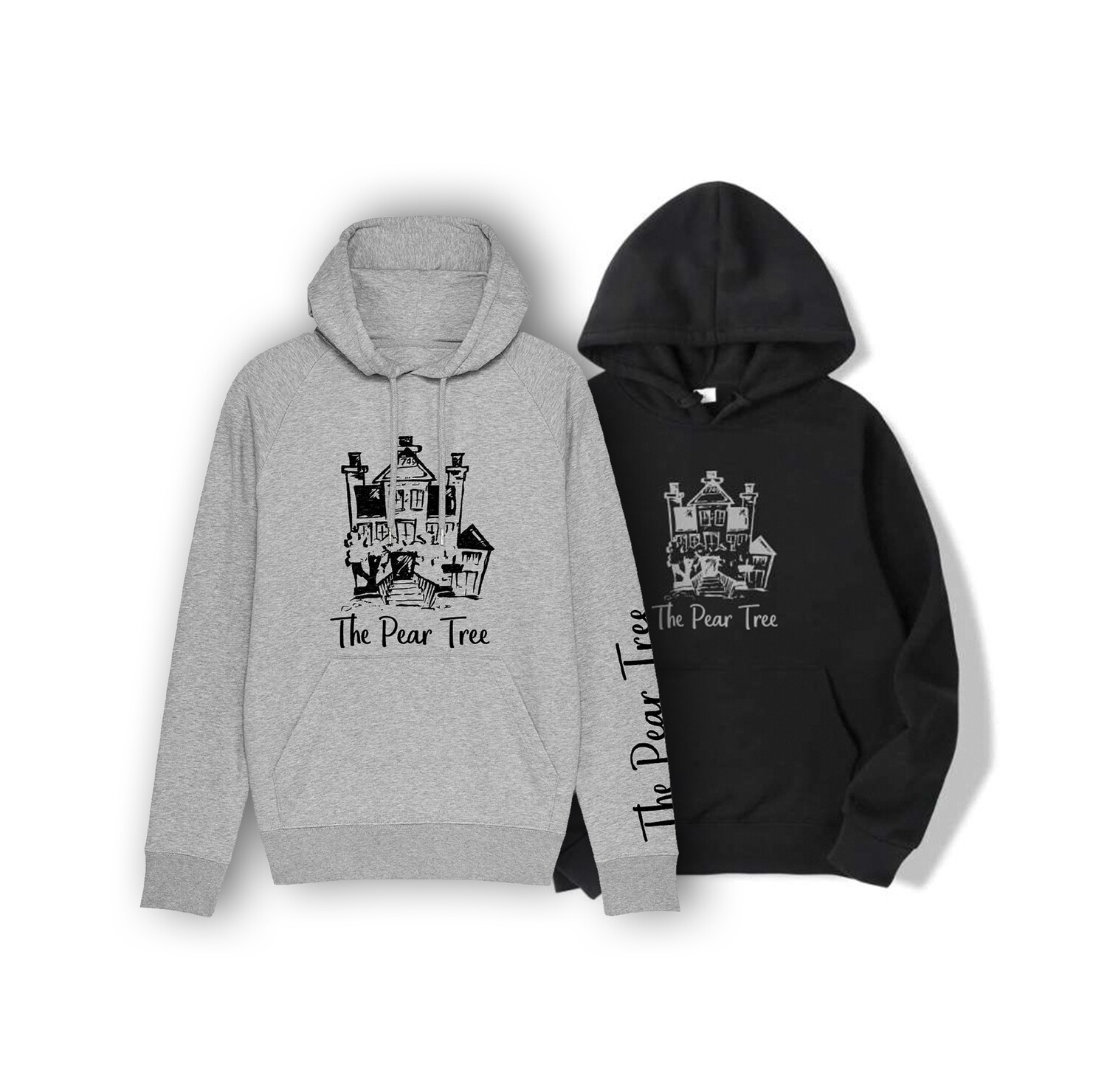 Hoodie || Black / Grey