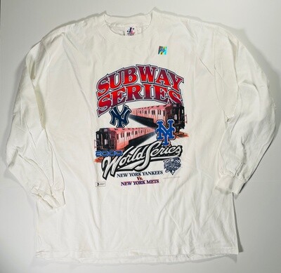 SUBWAY SERIES 2000 Yankees vs Mets Long Sleeve T shirt