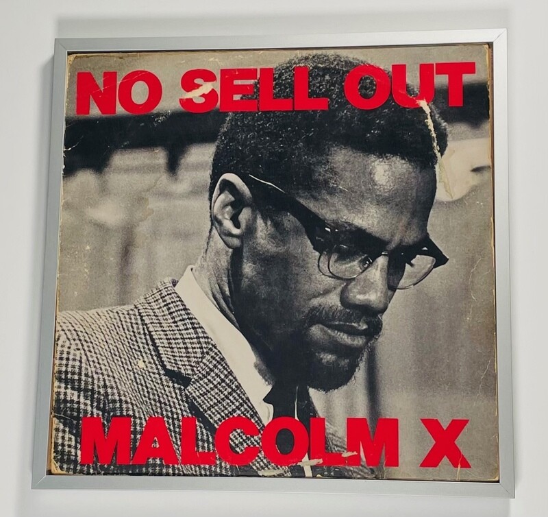 MALCOLM X " No Sell Out " framed album