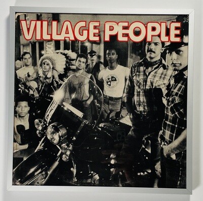VILLAGE PEOPLE (1977 self titled 1st album) framed album