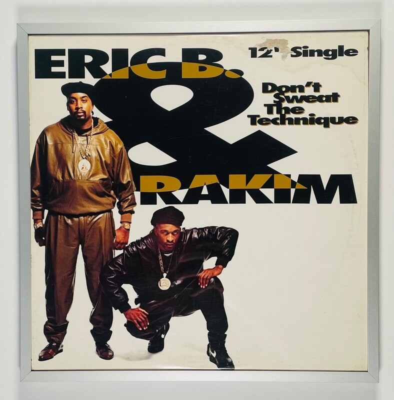 ERIC B. & RAKIM "Don't Sweat The Technique"  framed album