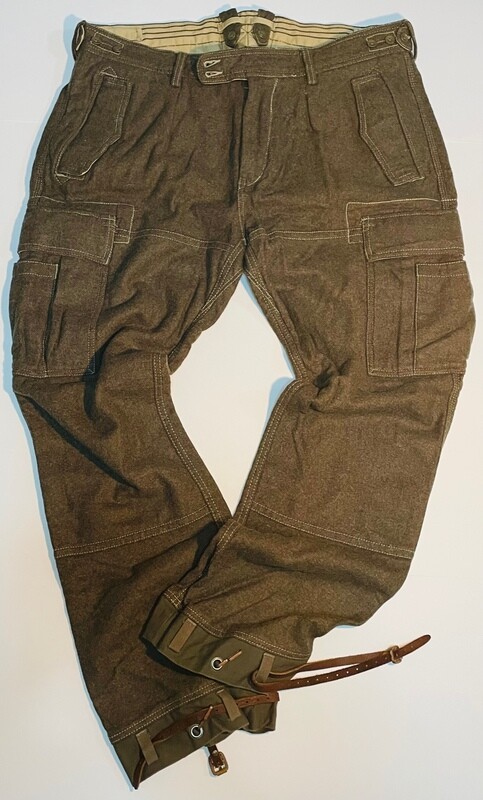 RALPH LAUREN PURPLE LABEL wool military cargo pant