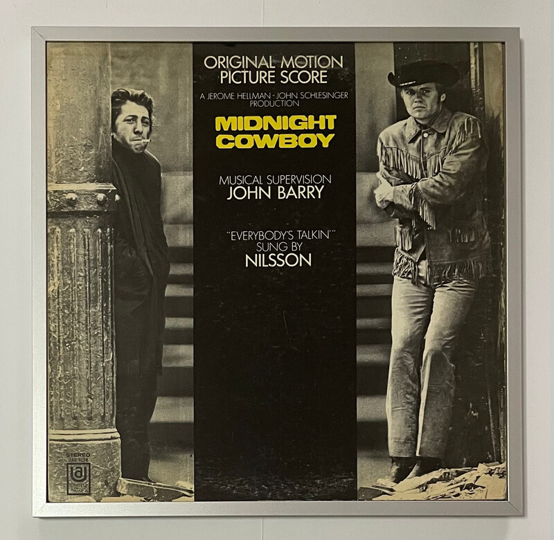 "MIDNIGHT COWBOY" original motion picture soundtrack framed album