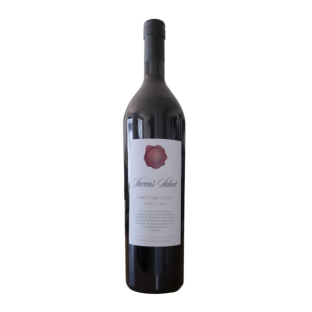 Seven Select Shiraz '14 Limestone Coast - x6 bottles