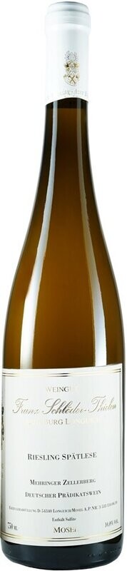 2018 Mehringer Zellerberg, Riesling Spätlese 2018 Mehringer Zellerberg, Riesling Spätlese