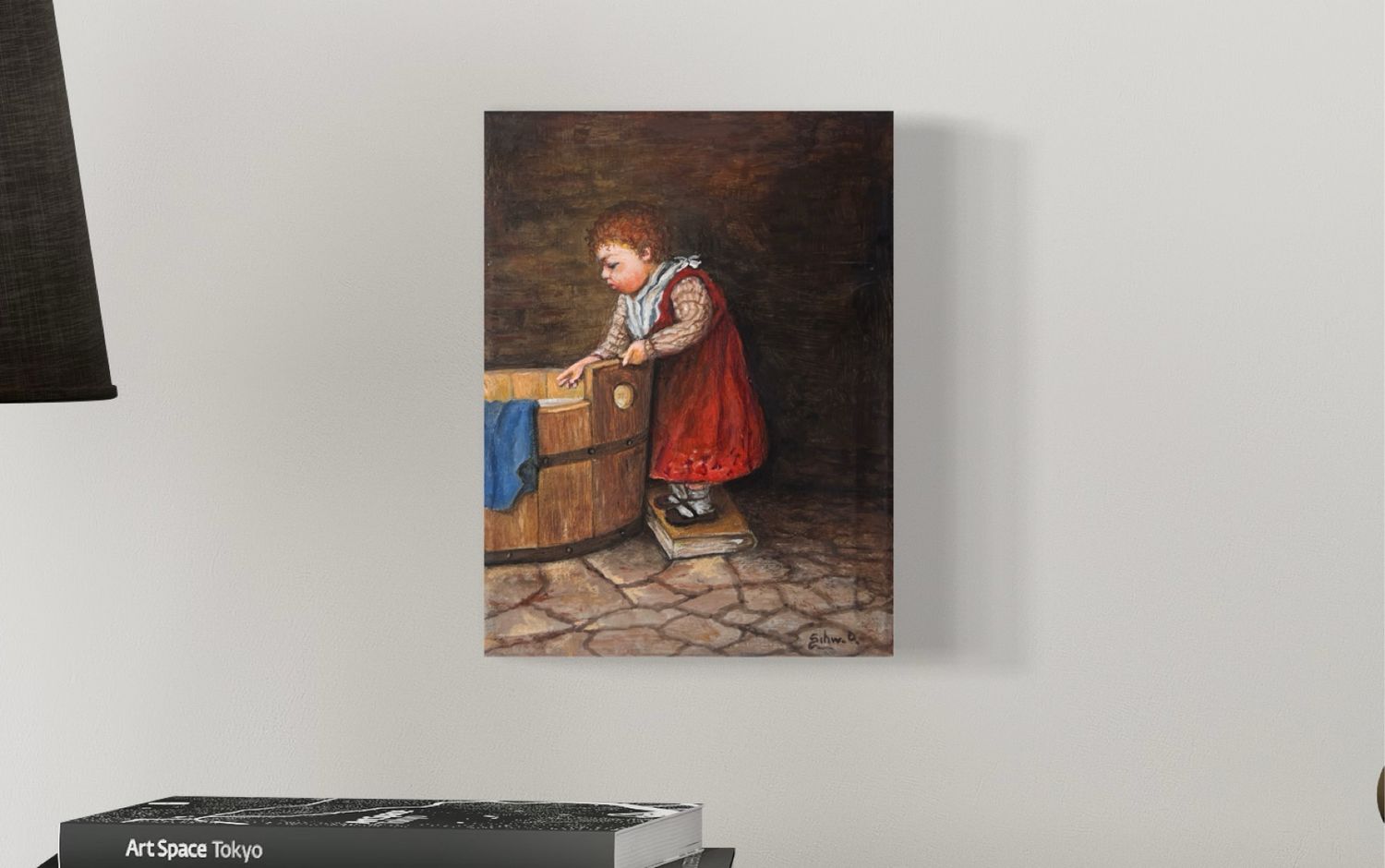 „Kind am Zuber“-Schwarzenberger.O