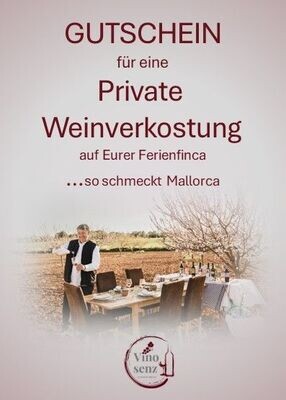 Gutschein für eine private Weinverkostung