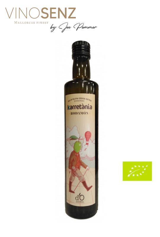 BIO OLIVENÖL Rodamon Karretània Natives Olivenöl Extra - 0,5l Flasche
