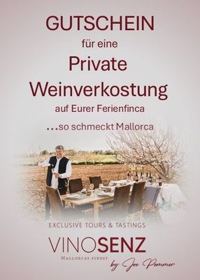 Gutschein für eine private Weinverkostung