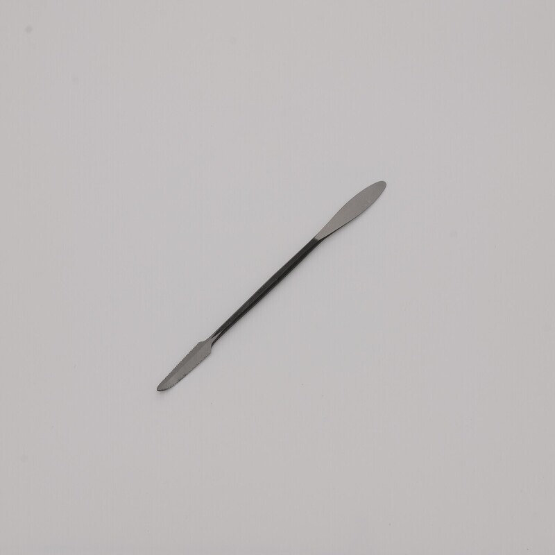Spatola in acciaio artigianale foglia e punta