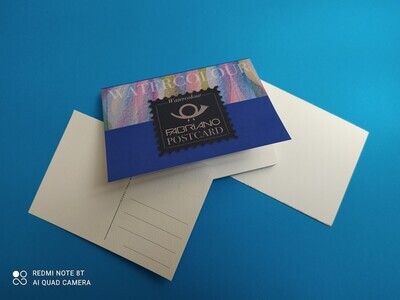 blocco da acquerello fabriano postcard