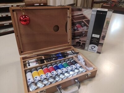 VALIGETTA IN LEGNO DI COLORI AD OLIO VAN GOGH