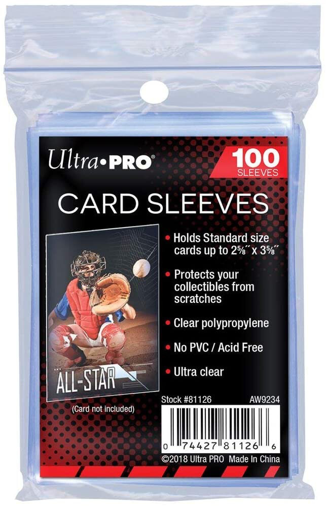 Ultra pro - standard sleeves x100 - transparent