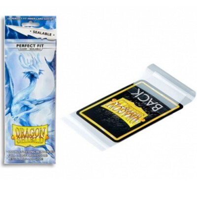 Dragon Shield - Sleeves - Standard x100 - Perfect Fit - Sealable
