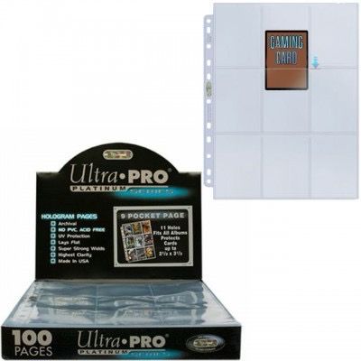 Ultra Pro : 100 feuilles de classeur Platinuim Ultra Pro : 100 feuilles de classeur Platinuim