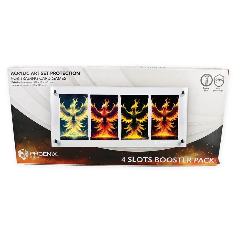 Phoenix shield - acrylique pour 4 booster