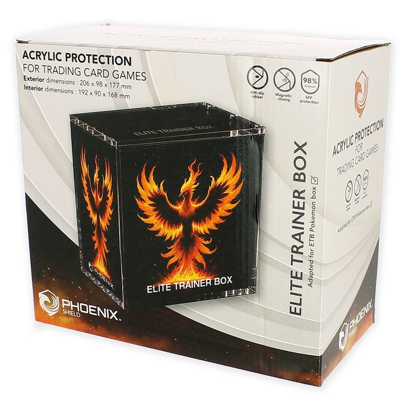 Phoenix shield - Protection acrylique pour ETB Pokémon