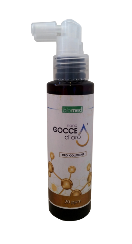 Oro colloidale 20ppm gocce 100ml
