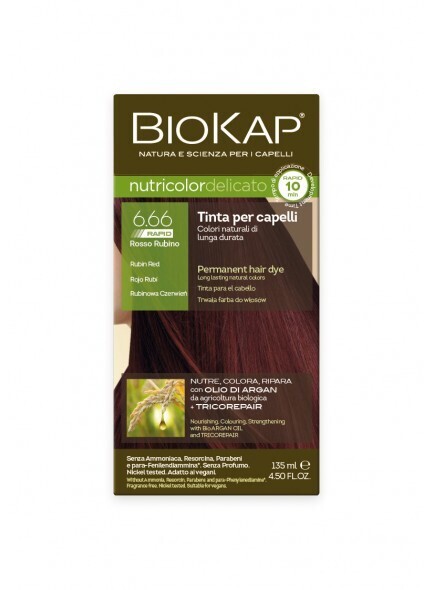 BioKap Nutricolor 6.66 Rosso Rubino Tinta BioKap Nutricolor 6.66 Rosso Rubino Tinta