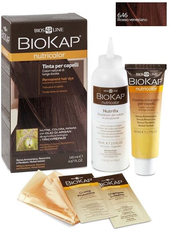 BioKap Nutricolor 6.46 Rosso Veneziano Tinta BioKap Nutricolor 6.46 Rosso Veneziano Tinta