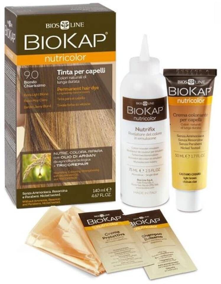 BioKap Nutricolor 9.0 Biondo Chiarissimo Tinta