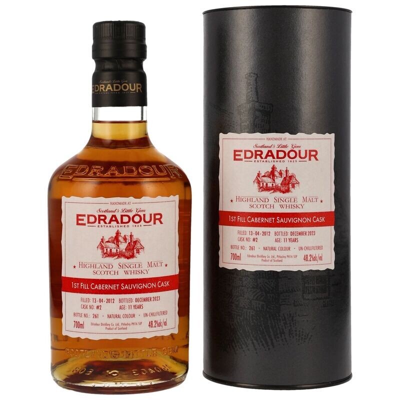 Edradour 2012/2023 - 11 Jahre - Cabernet Sauvignon Cask #2 - St. Michael Eppan