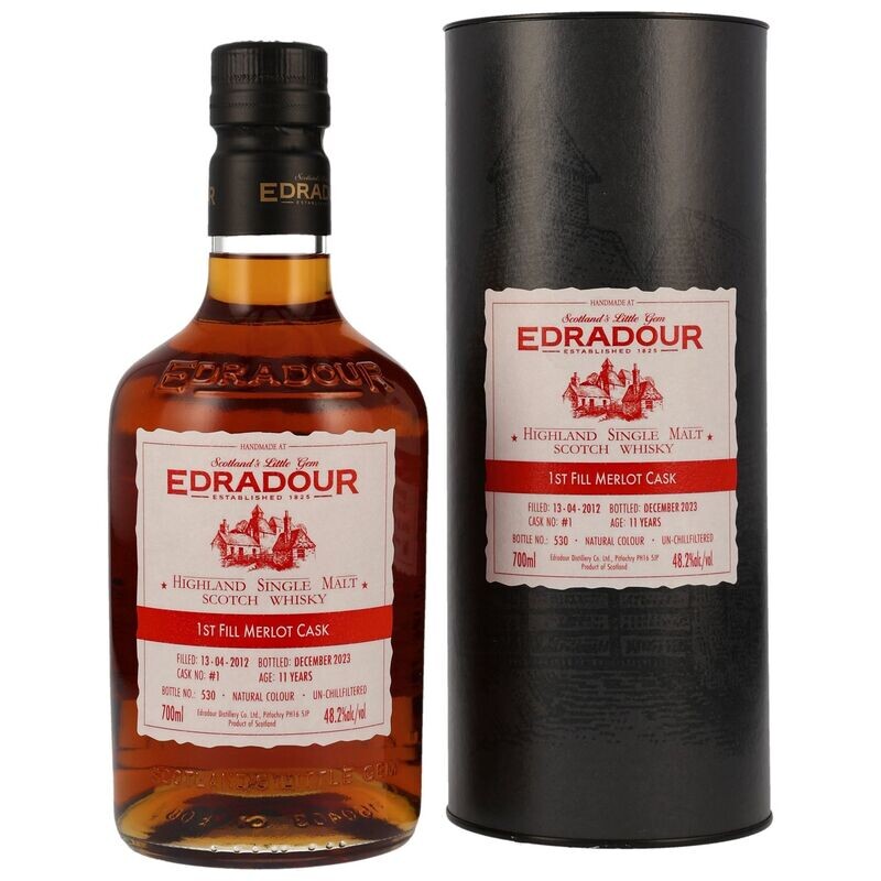 Edradour 2012/2023 - 11 Jahre - Merlot Cask #1 - St. Michael Eppan Edradour 2012/2023 - 11 Jahre - Merlot Cask #1 - St. Michael Eppan