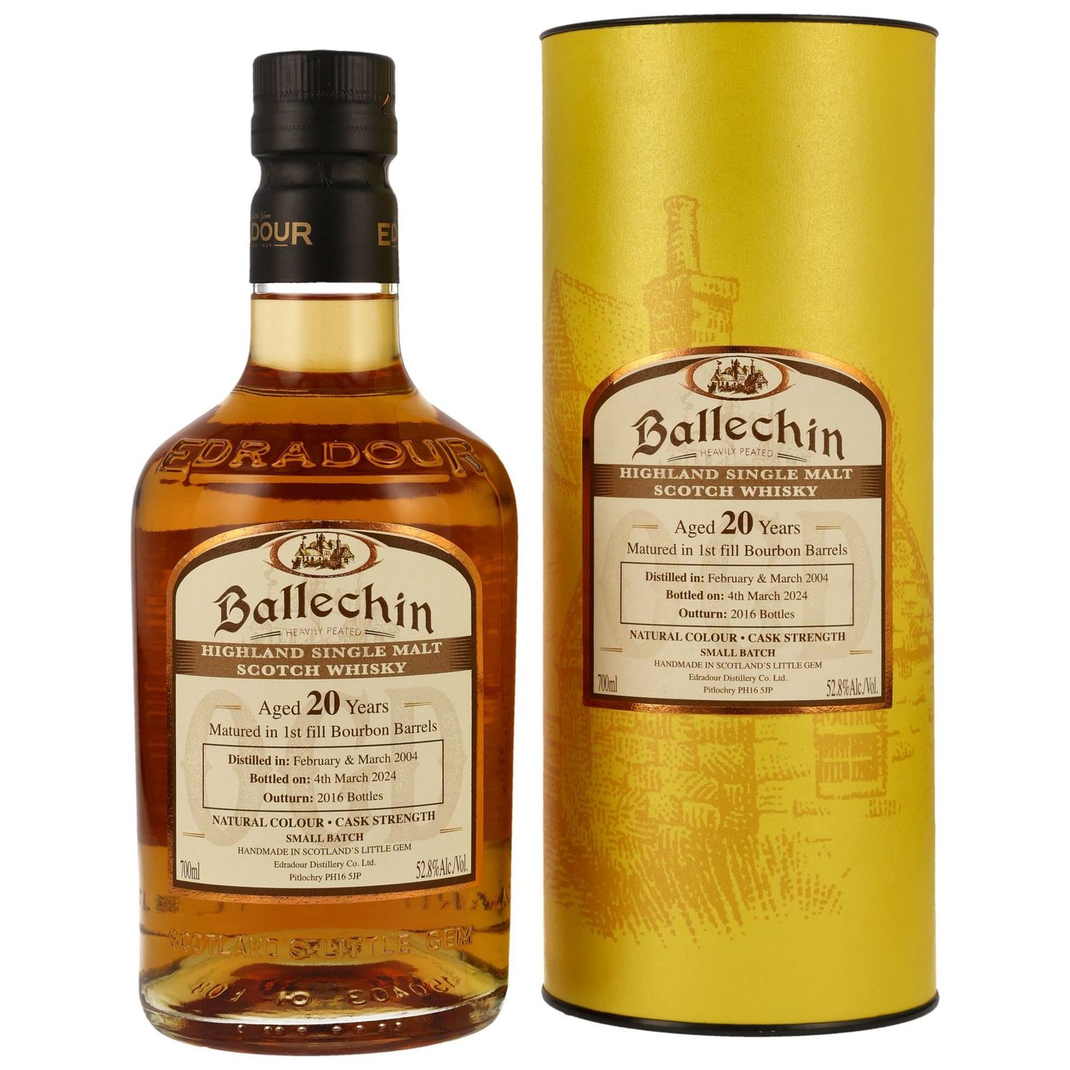 Ballechin 2004/2024 - 20 Jahre - OGD Bourbon Casks