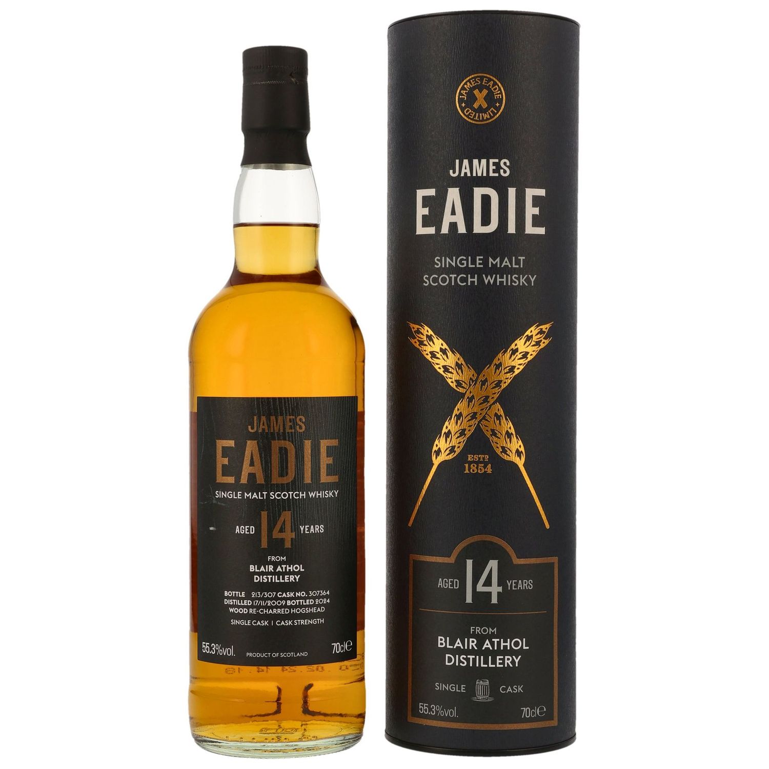 Blair Athol 2009/2024 - 14 Jahre - James Eadie - Single Cask #307364