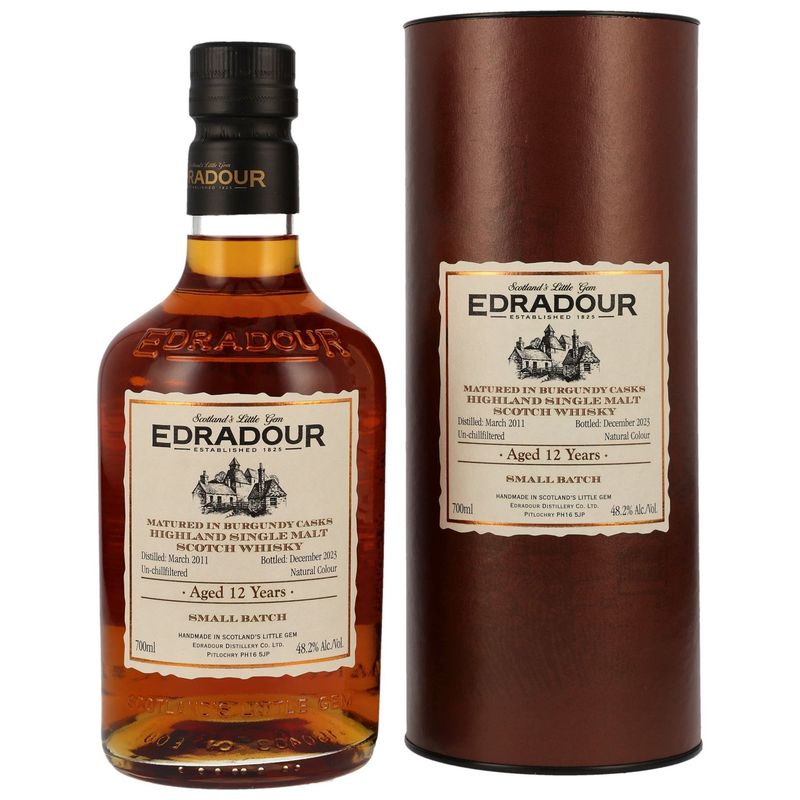 Edradour 2011/2023 - 12 Jahre - Burgundy Small Batch Edradour 2011/2023 - 12 Jahre - Burgundy Small Batch