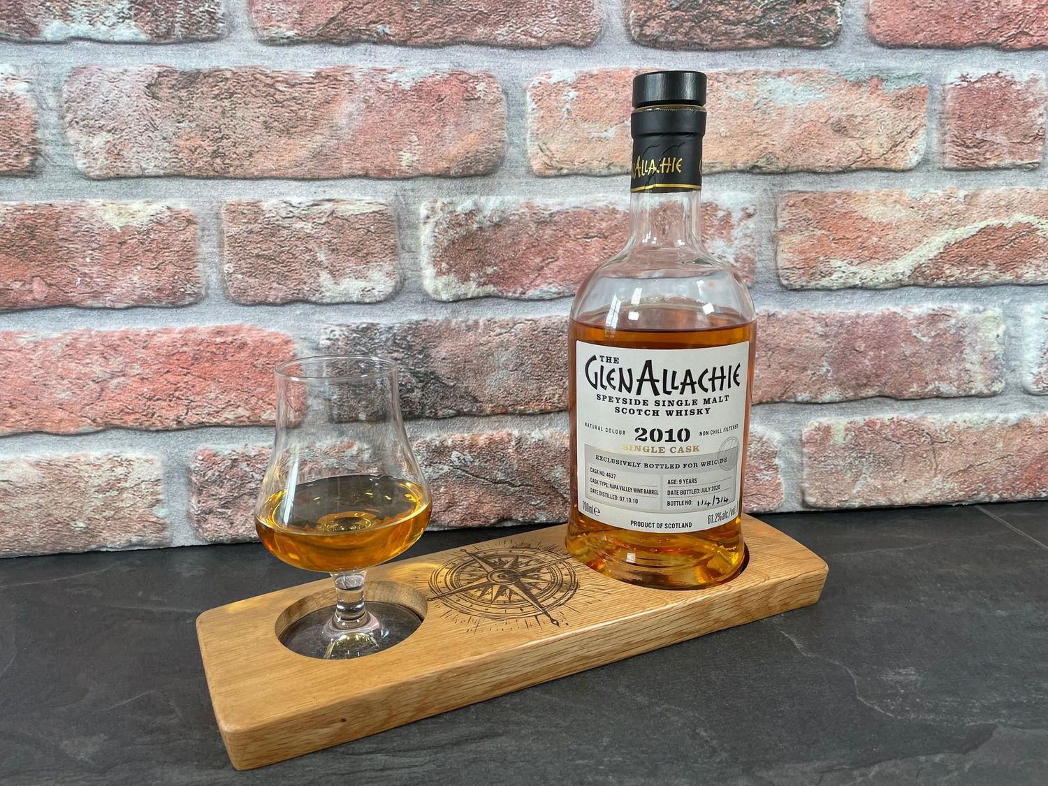 Single Dram Board - Fassdaube vom Cask Wizard - für eine Person - Whisky-Board