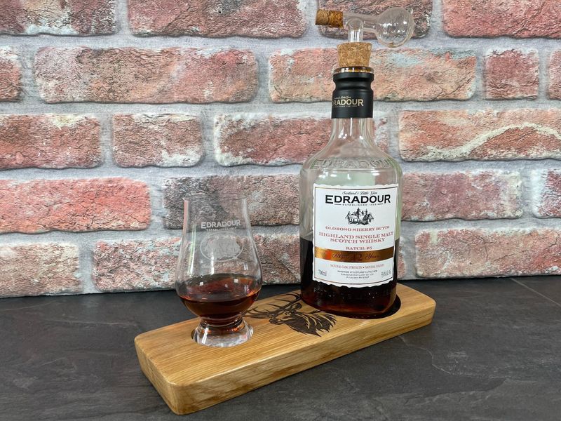Single Dram Board - Fassdaube vom Cask Wizard - für eine Person - Whisky-Board (passend für Glencairn)