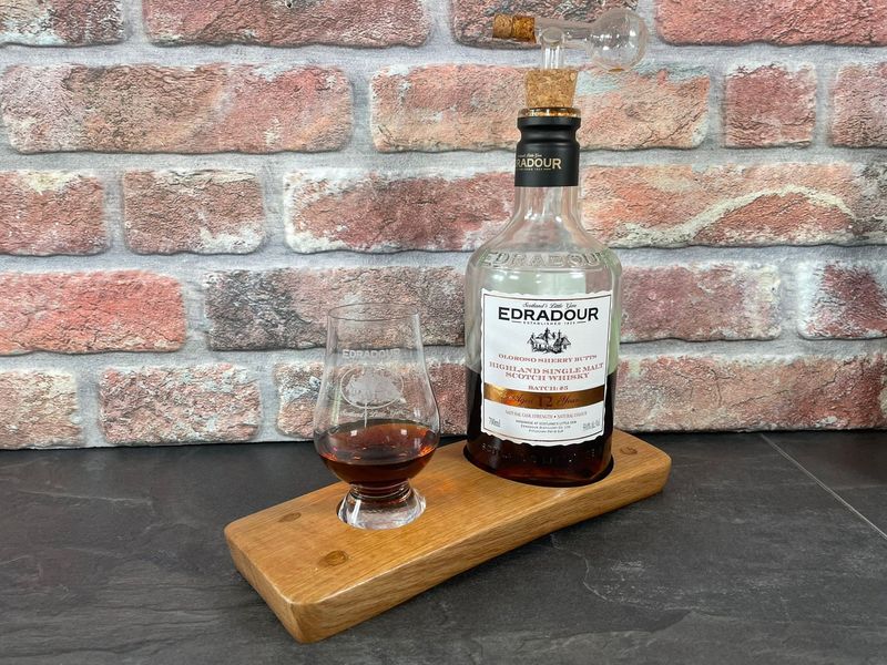 Single Dram Board - Fassdaube vom Cask Wizard - für eine Person - Whisky-Board (passend für Glencairn)