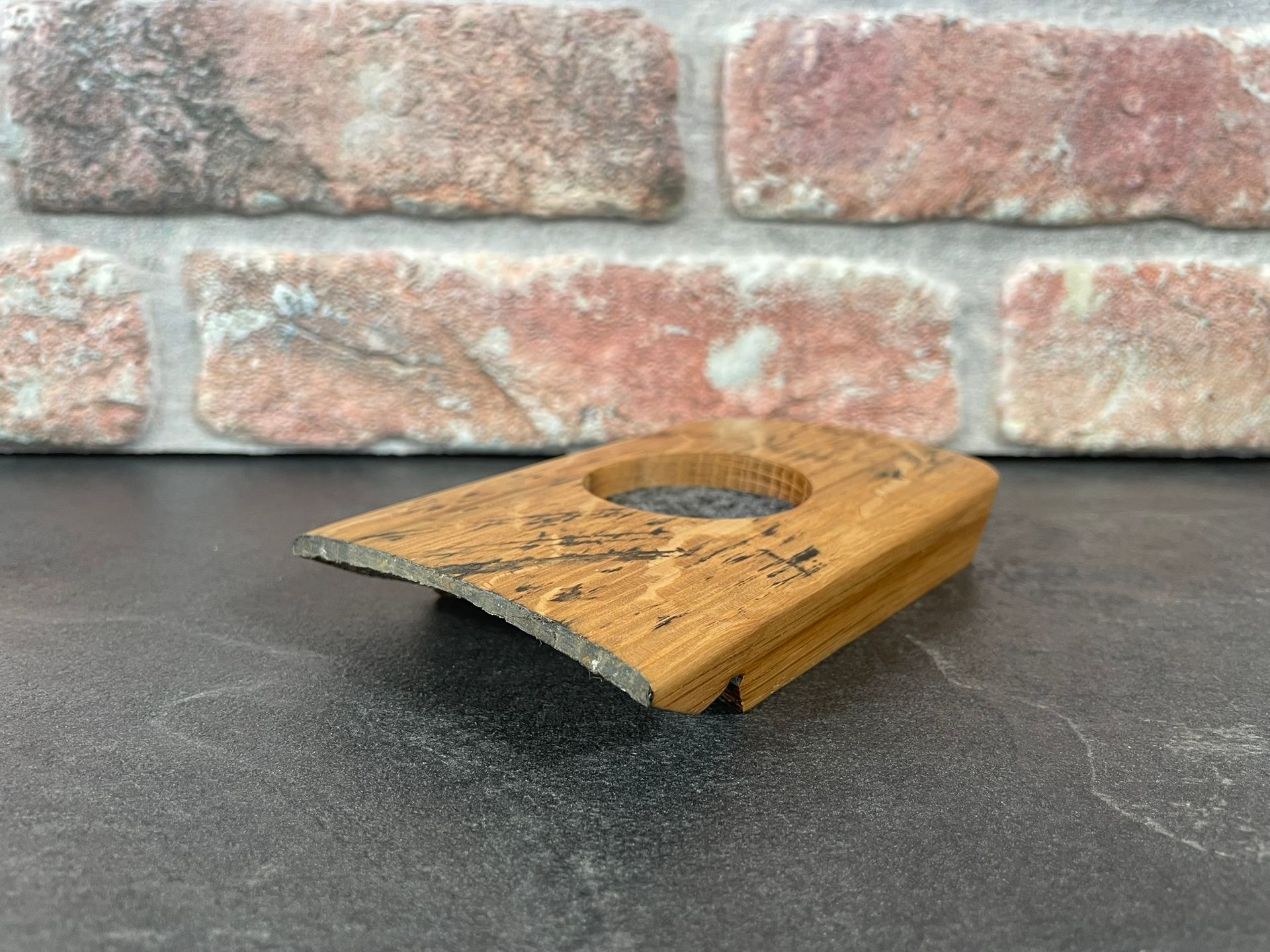 Mini Dram Board - Fassdaube Glenburgie - für ein Glas - Whisky-Board (passend für Glencairn)