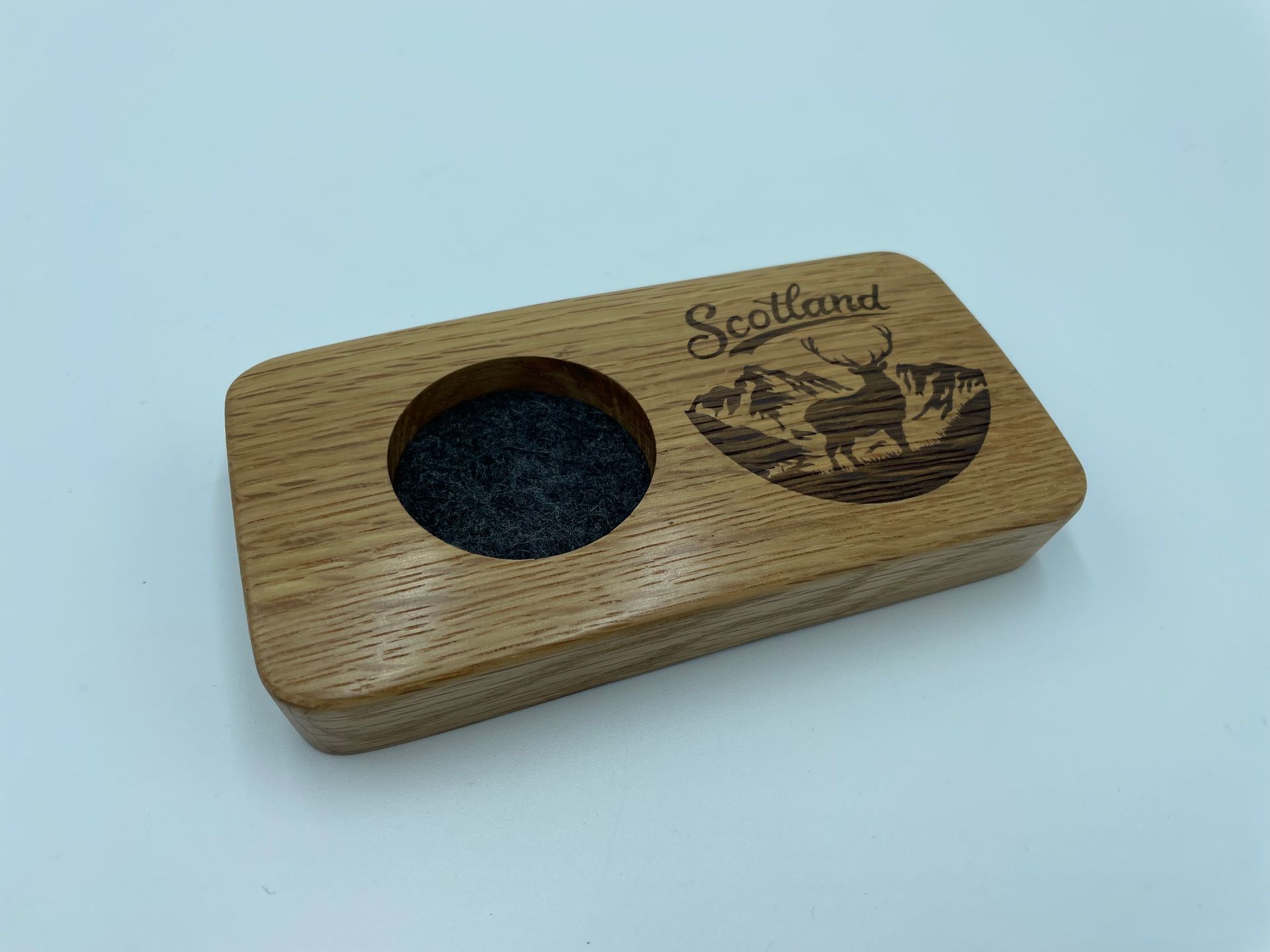 Mini Dram Board - Fassdaube vom Cask Wizard - für ein Glas - Whisky-Board (passend für Glencairn)