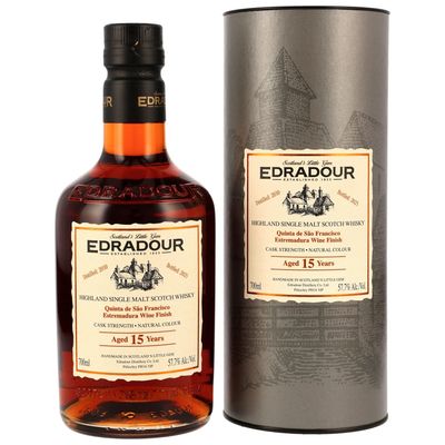 Edradour 2010/2025 - 15 Jahre - Quinta de Sao Francisco Estremadura Wine Casks Finish