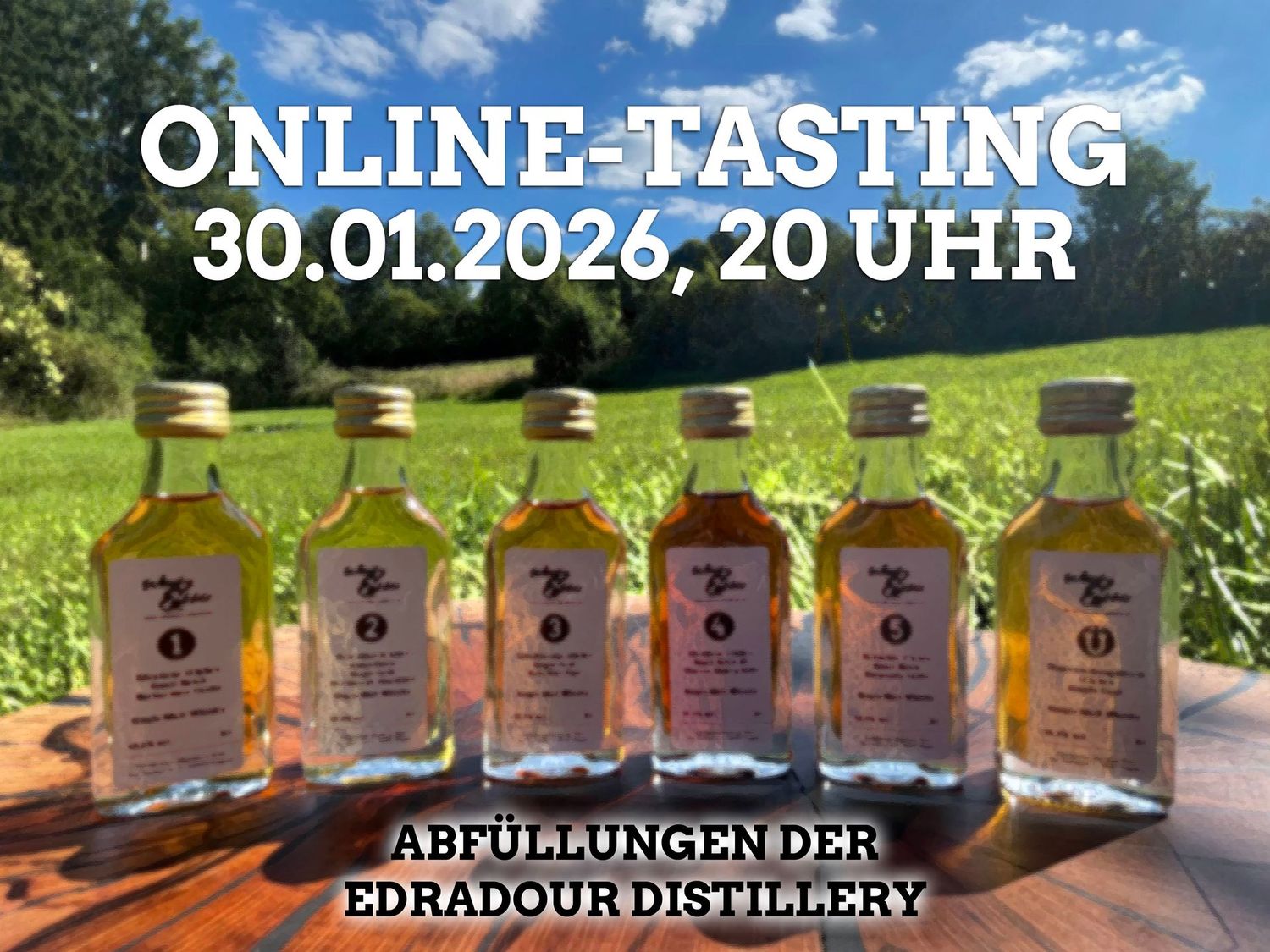 30.01.2026: Whisky Online-Tasting, Thema: Edradour Distillery