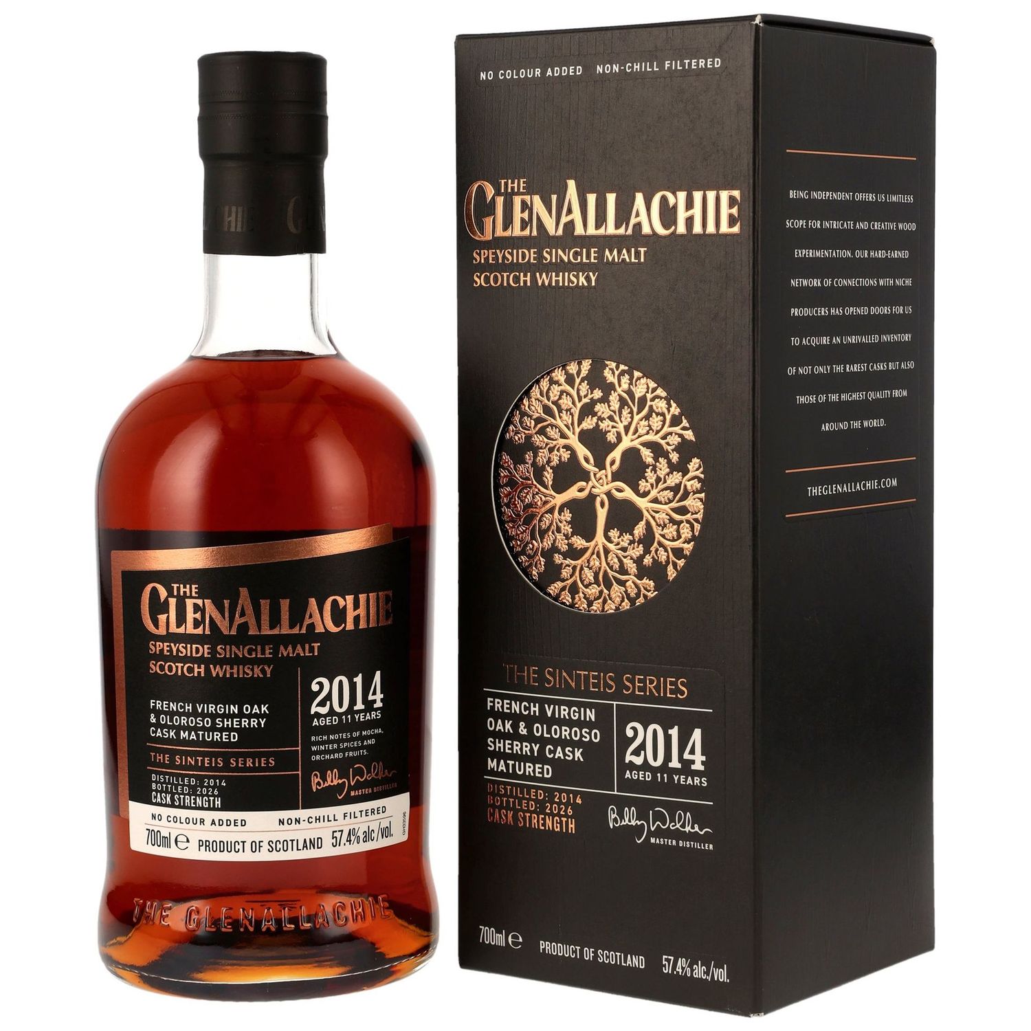 GlenAllachie 2014/2026 - Sinteis Series Part III - French Virgin Oak & Oloroso Cask