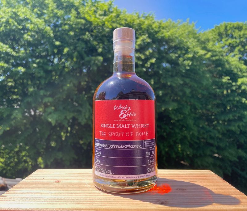 Whisky & Holz - 2014/2026 - The Spirit of Home - Eversbusch Doppelwachholder Finish - 0,5l