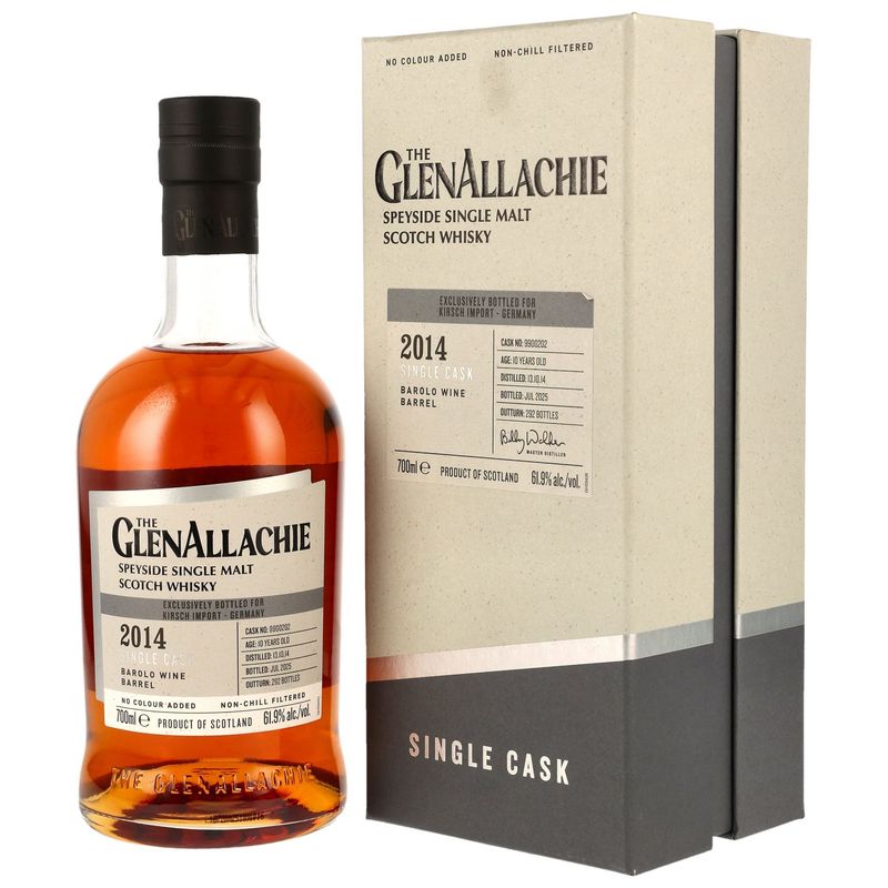 GlenAllachie 2014/2025 - 10 Jahre - Barolo Wine Barrel - Single Cask #9900202 GlenAllachie 2014/2025 - 10 Jahre - Barolo Wine Barrel - Single Cask #9900202