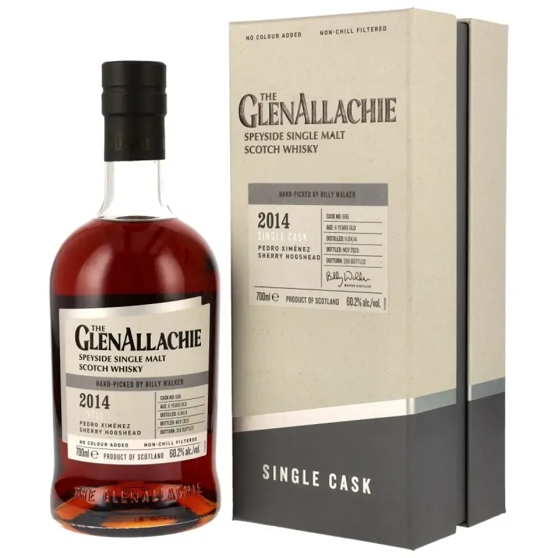 GlenAllachie 2014/2025 - 11 Jahre - PX Sherry Hogshead - Single Cask #696 GlenAllachie 2014/2025 - 11 Jahre - PX Sherry Hogshead - Single Cask #696