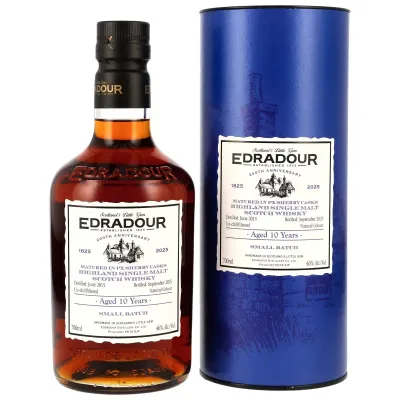 Edradour 2015/2025 - 10 Jahre - PX Sherry Casks - 200th Anniversary Edradour 2015/2025 - 10 Jahre - PX Sherry Casks - 200th Anniversary