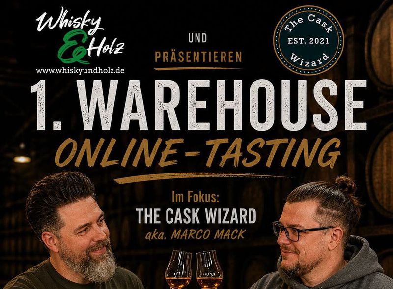 1. Warehouse Online-Tasting mit THE CASK WIZARD (13.11.2026)