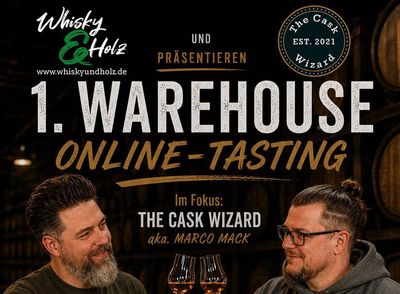 1. Warehouse Online-Tasting mit THE CASK WIZARD (13.11.2026)